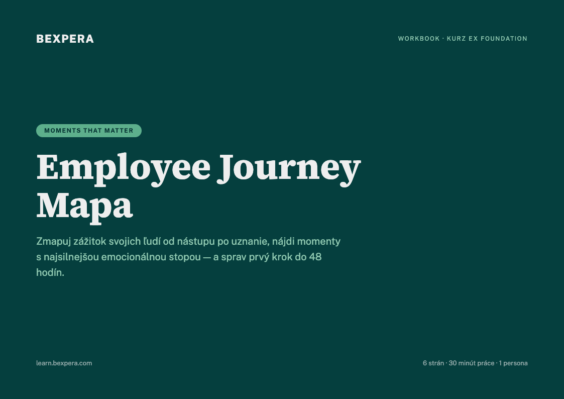 Employee Journey Mapa workbook